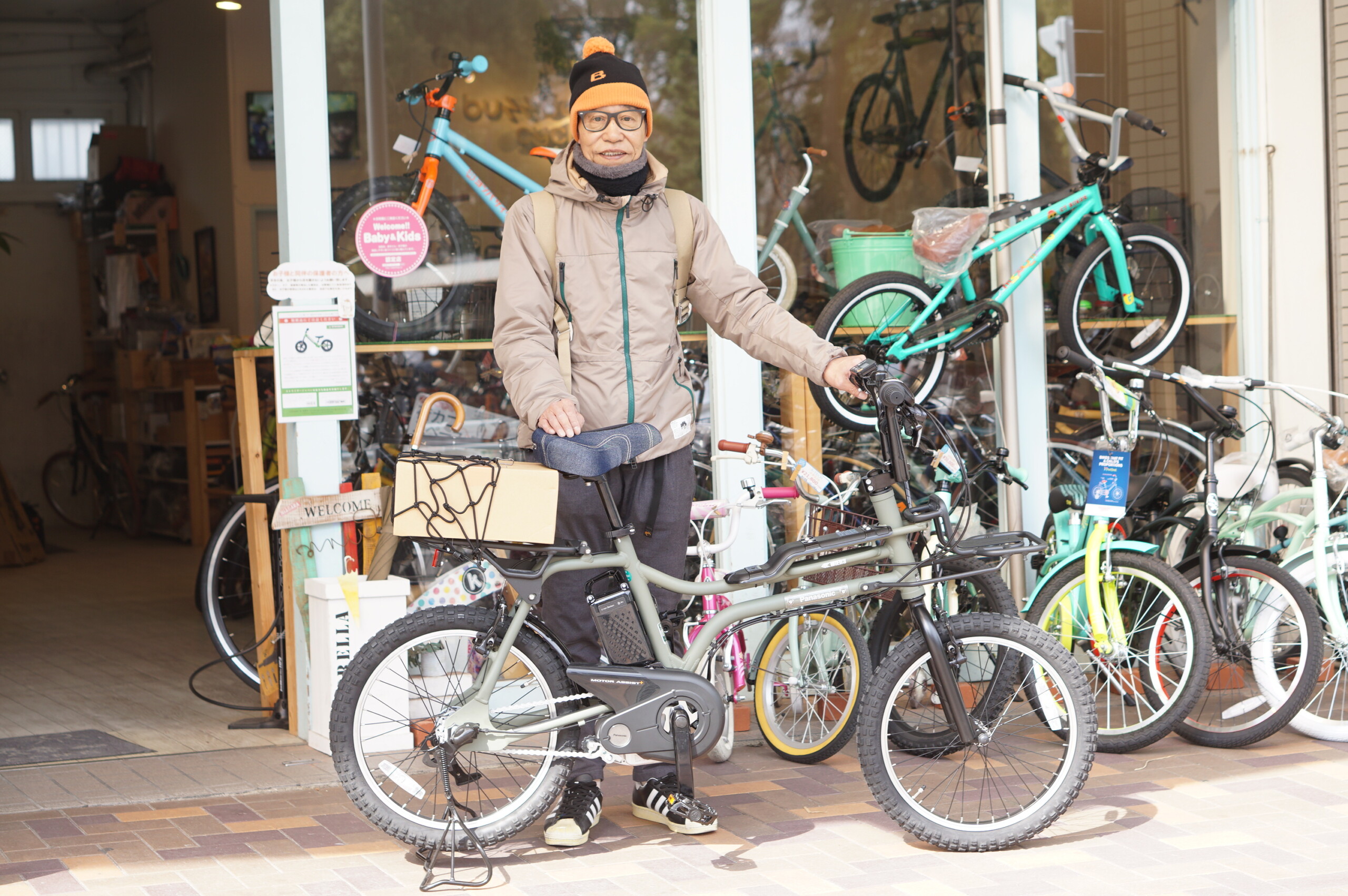 名古屋でもおしゃれな電動アシスト自転車 パナソニックezは人気です 親子で乗れるおしゃれでかっこいい自転車 をお求めなら愛知県名古屋市北区のバズデザインサイクル