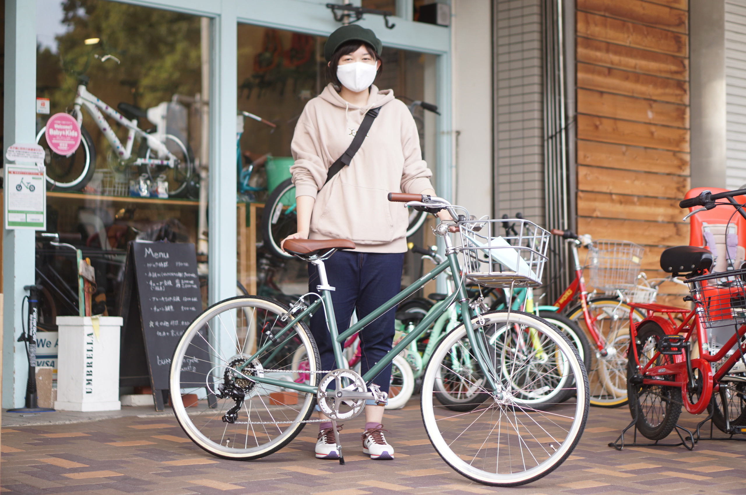 トーキョーバイクbisou26におしゃれバスケット 親子で乗れるおしゃれでかっこいい自転車をお求めなら愛知県名古屋市北区のバズデザインサイクル