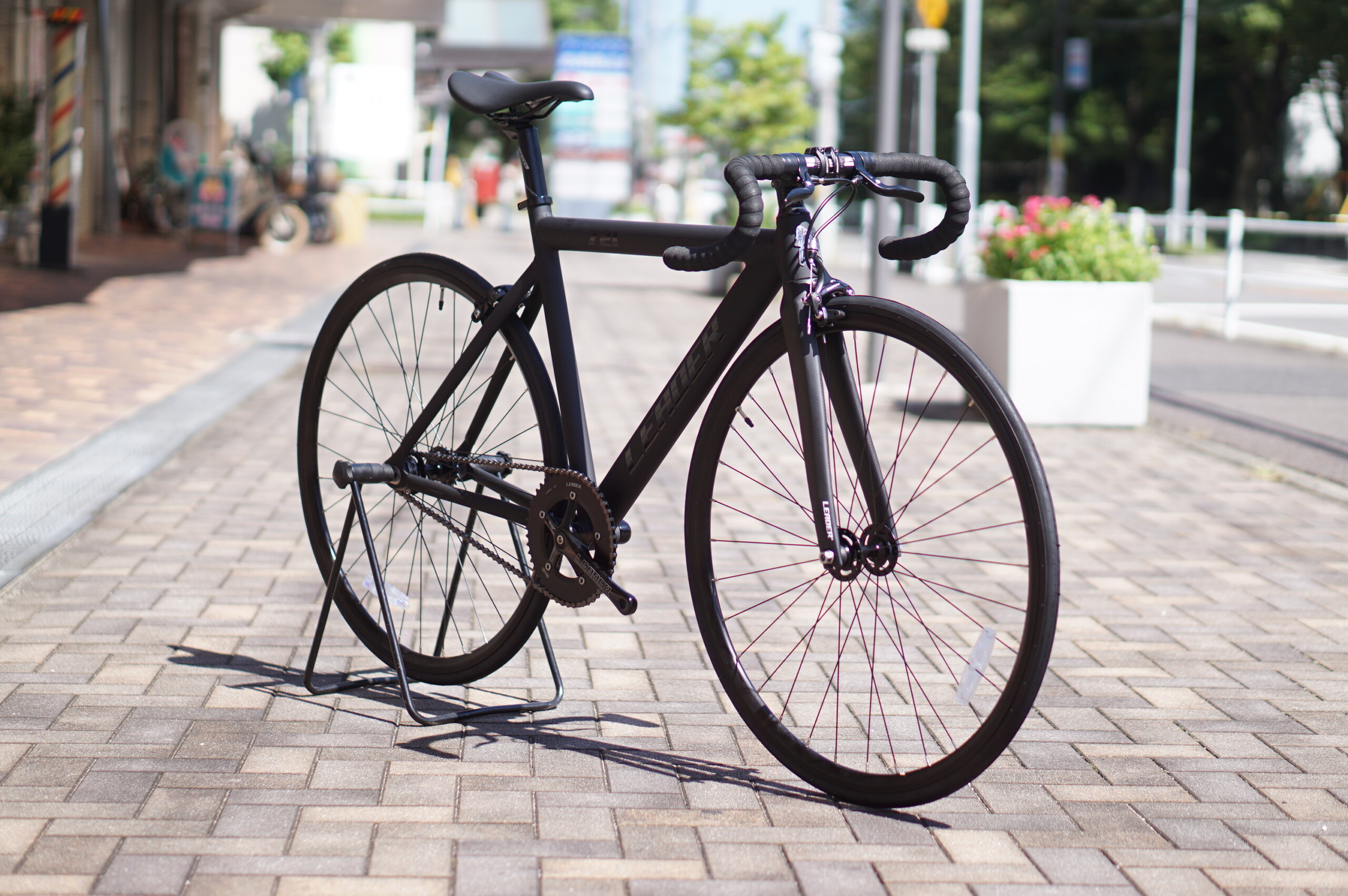 安い店舗LEADER BIKE 721 フレームセット 自転車本体